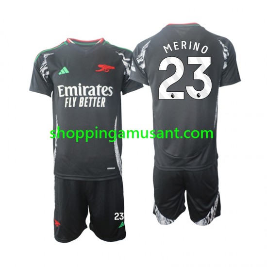 Maillot de Foot Arsenal Merino 23 Enfant Extérieur 2024-2025 Manche Courte