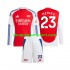 Maillot de Foot Arsenal Mikel Merino 23 Enfant Domicile 2024-2025 Manche Longue
