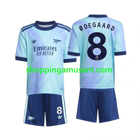 Maillot de Foot Arsenal Odegaard 8 Enfant Neutre 2024-2025 Manche Courte