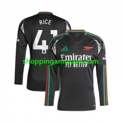 Maillot de Foot Arsenal Rice 41 Homme Extérieur 2024-2025 Manche Longue