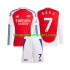 Maillot de Foot Arsenal SAKA 7 Enfant Domicile 2024-2025 Manche Longue
