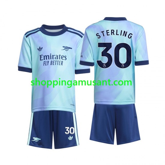 Maillot de Foot Arsenal Sterling 30 Enfant Neutre 2024-2025 Manche Courte