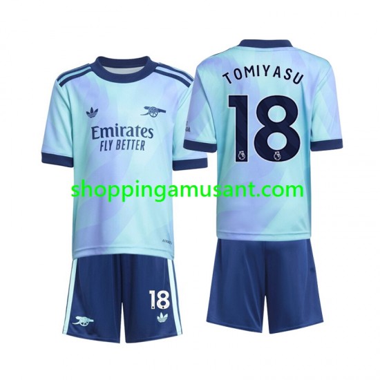Maillot de Foot Arsenal Takehiro Tomiyasu 18 Enfant Neutre 2024-2025 Manche Courte