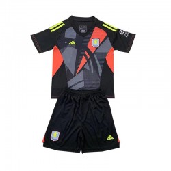 Maillot de Foot Aston Villa Gardien Enfant Extérieur 2024-2025 Manche Courte