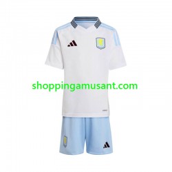 Maillot de Foot Aston Villa Enfant Extérieur 2024-2025 Manche Courte