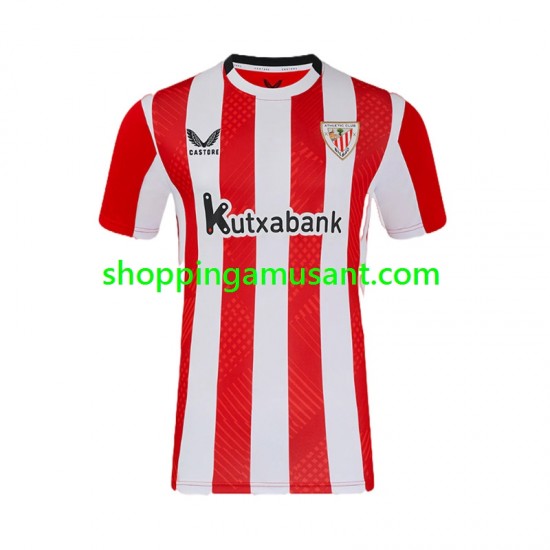 Maillot de Foot Athletic Bilbao Homme Domicile 2024-2025 Manche Courte