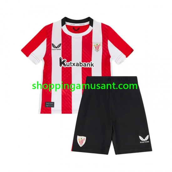 Maillot de Foot Athletic Bilbao Enfant Domicile 2024-2025 Manche Courte