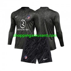 Maillot de Foot Atlético Madrid Gardien Enfant Domicile 2024-2025 Manche Longue