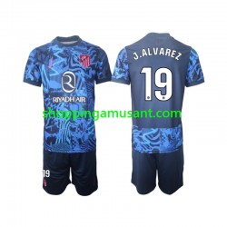 Maillot de Foot Atlético Madrid J.Alvarez 19 Enfant Neutre 2024-2025 Manche Courte
