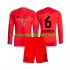 Maillot de Foot Bayern Munich Joshua Kimmich 6 Enfant Domicile 2024-2025 Manche Longue