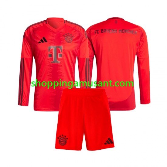 Maillot de Foot Bayern Munich Enfant Domicile 2024-2025 Manche Longue