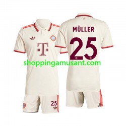 Maillot de Foot Bayern Munich Muller 25 Enfant Neutre 2024-2025 Manche Courte