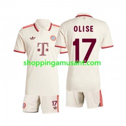 Maillot de Foot Bayern Munich Olise 17 Enfant Neutre 2024-2025 Manche Courte