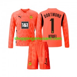 Maillot de Foot Borussia Dortmund Gregor Kobel 1 Gardien Enfant Neutre 2024-2025 Manche Longue