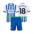 Maillot de Foot Brighton & Hove Albion WELBECK 18 Enfant Domicile 2024-2025 Manche Courte