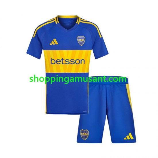 Maillot de Foot CA Boca Juniors Enfant Domicile 2024-2025 Manche Courte