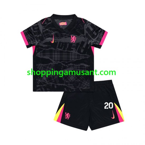 Maillot de Foot Chelsea Cole Palmer 20 Enfant Neutre 2024-2025 Manche Courte
