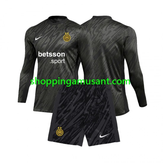 Maillot de Foot Chelsea Gardien Enfant Extérieur 2024-2025 Manche Longue