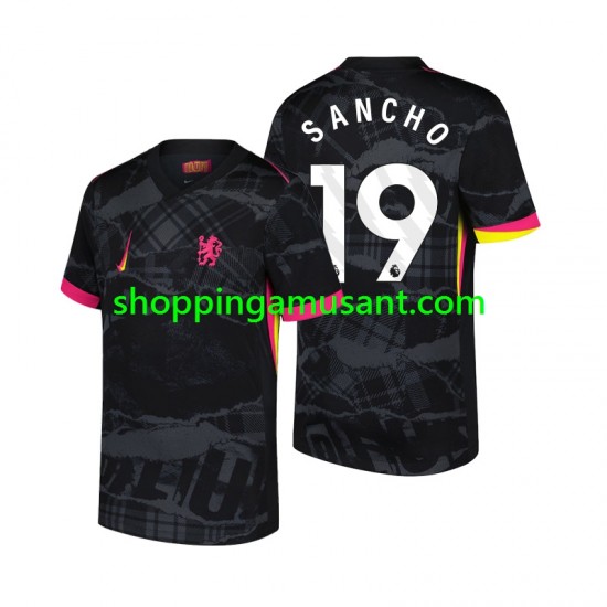 Maillot de Foot Chelsea Jadon Sancho 19 Homme Neutre 2024-2025 Manche Courte