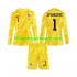 Maillot de Foot Croatie DOMINIK LIVAKOVIC 1 Gardien Enfant Domicile Euro 2024 Manche Longue