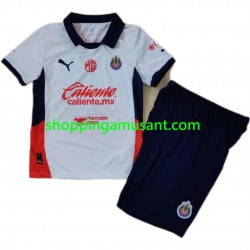 Maillot de Foot Deportivo Guadalajara Enfant Extérieur 2024-2025 Manche Courte