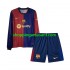 Maillot de Foot FC Barcelone Enfant Domicile 2024-2025 Manche Longue
