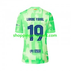 Maillot de Foot FC Barcelone LAMINE YAMAL 19 UCL Font Homme Neutre 2024-2025 Manche Courte