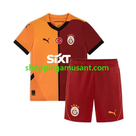 Maillot de Foot Galatasaray Enfant Domicile 2024-2025 Manche Courte