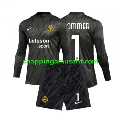 Maillot de Foot Inter Milan Yann Sommer 1 Gardien Enfant Neutre 2024-2025 Manche Longue