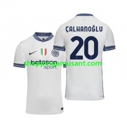 Maillot de Foot Inter Milan Hakan Calhanoglu 20 Homme Extérieur 2024-2025 Manche Courte
