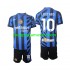 Maillot de Foot Inter Milan Lautaro 10 Enfant Domicile 2024-2025 Manche Courte
