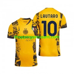 Maillot de Foot Inter Milan Lautaro 10 Homme Neutre 2024-2025 Manche Courte