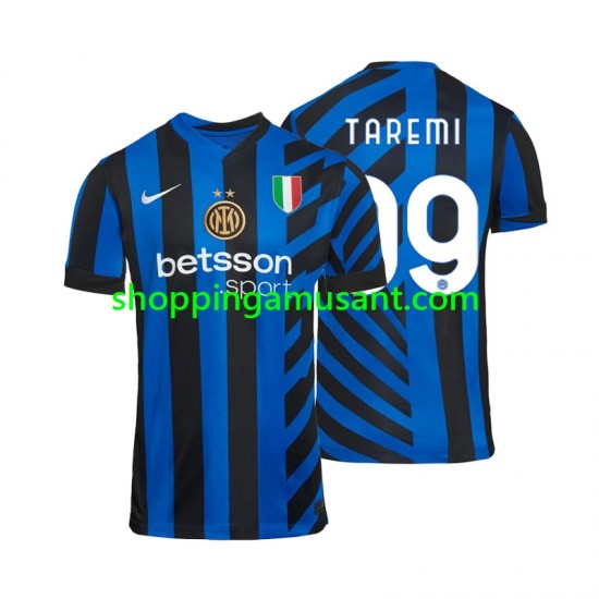 Maillot de Foot Inter Milan Mehdi Taremi 99 Homme Domicile 2024-2025 Manche Courte