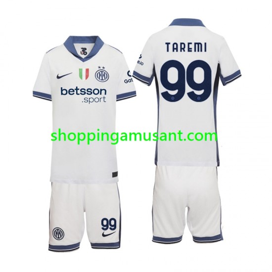 Maillot de Foot Inter Milan Mehdi Taremi 99 Enfant Extérieur 2024-2025 Manche Courte