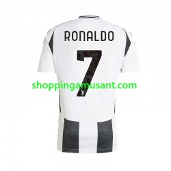 Maillot de Foot Juventus Cristiano Ronaldo 7 Homme Domicile 2024-2025 Manche Courte