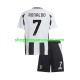 Maillot de Foot Juventus Cristiano Ronaldo 7 Enfant Domicile 2024-2025 Manche Courte