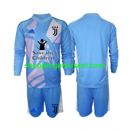 Maillot de Foot Juventus Gardien Enfant Domicile 2024-2025 Manche Longue