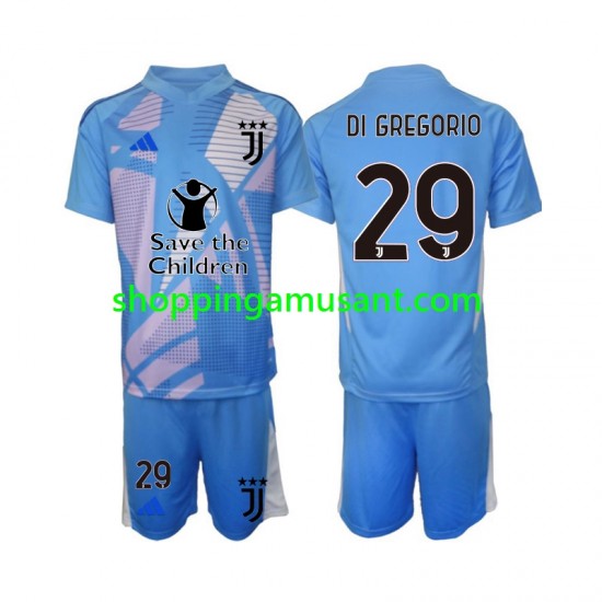 Maillot de Foot Juventus Michele Di Gregorio 29 Gardien Enfant 4ème 2024-2025 Manche Courte