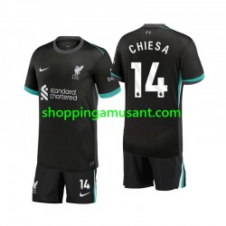 Maillot de Foot Liverpool Chiesa 14 Enfant Extérieur 2024-2025 Manche Courte