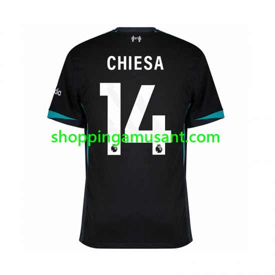 Maillot de Foot Liverpool Federico Chiesa 14 Homme Extérieur 2024-2025 Manche Courte