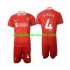 Maillot de Foot Liverpool Virgil 4 Enfant Domicile 2024-2025 Manche Courte