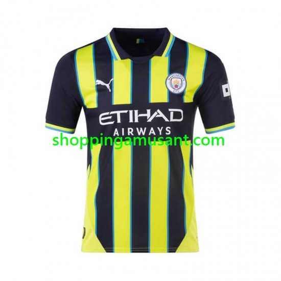 Maillot de Foot Manchester City Homme Extérieur 2024-2025 Manche Courte