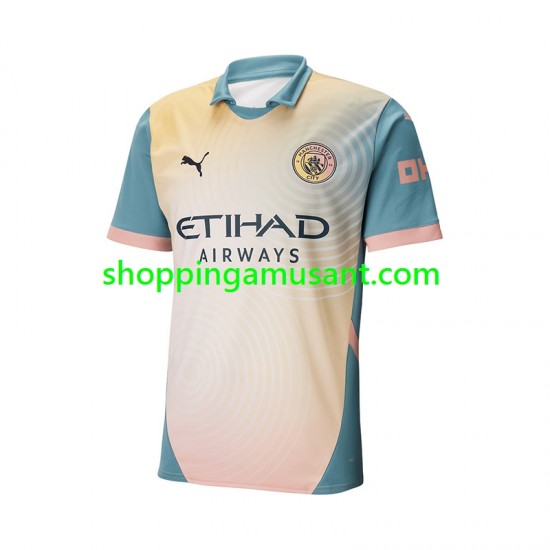 Maillot de Foot Manchester City Homme 4ème 2024-2025 Manche Courte