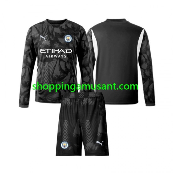 Maillot de Foot Manchester City Gardien Enfant 4ème 2024-2025 Manche Longue