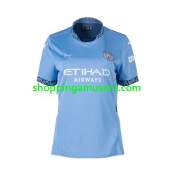 Maillot de Foot Manchester City Féminine Domicile 2024-2025 Manche Courte