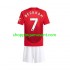 Maillot de Foot Manchester United Beckham 7 Enfant Domicile 2024-2025 Manche Courte