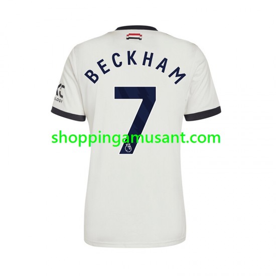 Maillot de Foot Manchester United Beckham 7 Homme Neutre 2024-2025 Manche Courte