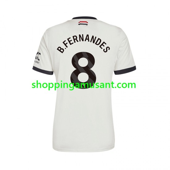 Maillot de Foot Manchester United Bruno Fernandes 8 Homme Neutre 2024-2025 Manche Courte