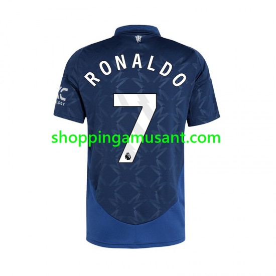 Maillot de Foot Manchester United Cristiano Ronaldo 7 Homme Extérieur 2024-2025 Manche Courte