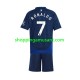 Maillot de Foot Manchester United Cristiano Ronaldo 7 Enfant Extérieur 2024-2025 Manche Courte